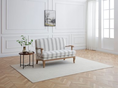 KYOTO FUTONS COLWELL 2 SEATER CHAIR STRIPE LIFESTYLE 01
